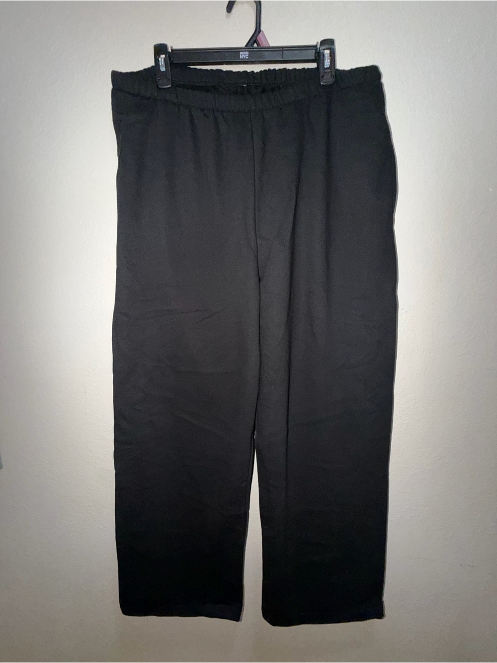Yeezy Black Straight Leg Sweatpants Size 3 (Large)